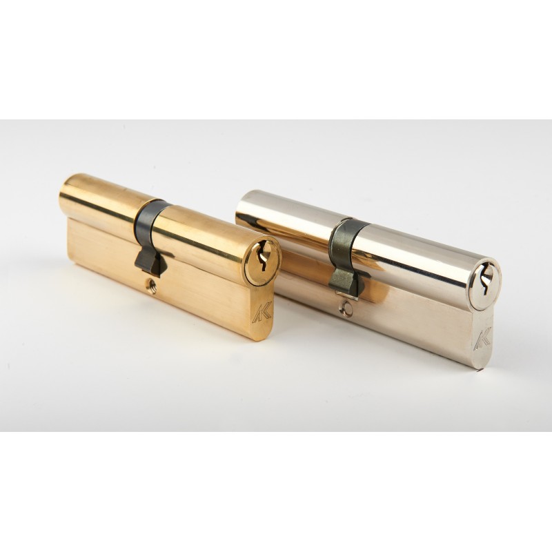 Polished brass and nickel Cylinders